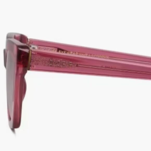 Diff Eyewear Camila 55MM Gradent Rectangular Sunglasses- Dusty Pink - Picture 3 of 9